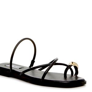 NWT Steve Madden Black Anniston sandal sz10